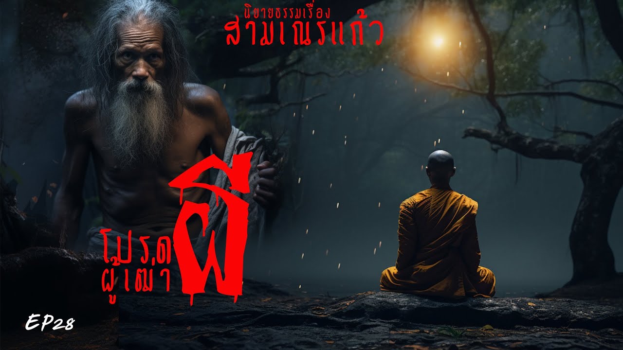 EP28 I นิยายธรรมเรื่อง สามเณรแก้ว  ตอน โปรดผีผู้เฒ่า