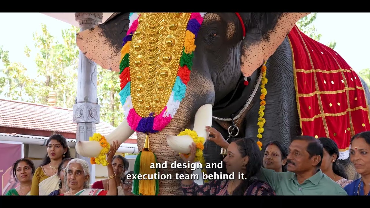 Actor Sonakshi Sinha & PETA India Donate Mechanical Elephant to a Temple in Thrissur