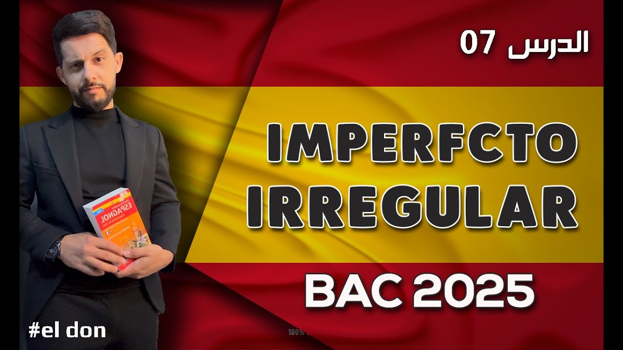 Verbos irregulares Imperfecto de indicativo Bac 2025