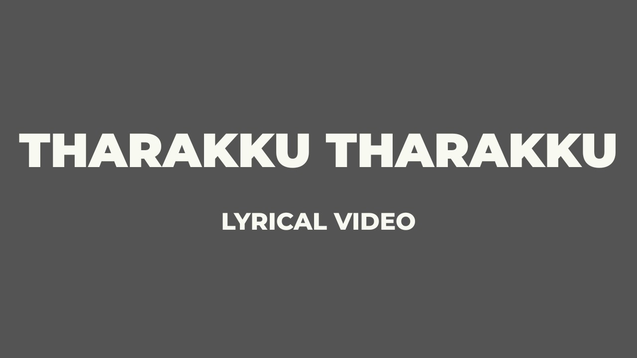 Tharakku Tharakku Lyrical Video | Sivakarthikeyan | G. V. Prakash Kumar | @shaikhaseenashaik5756