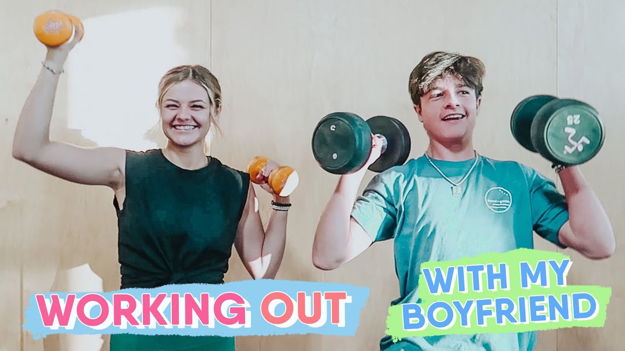 WORKING OUT WITH MY BOYFRIEND || KESLEY JADE LEROY