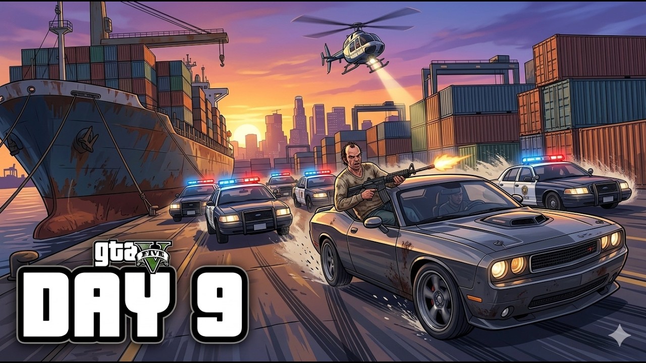 Grand Theft Auto V day 9 #gta5 #mrbeastgaming