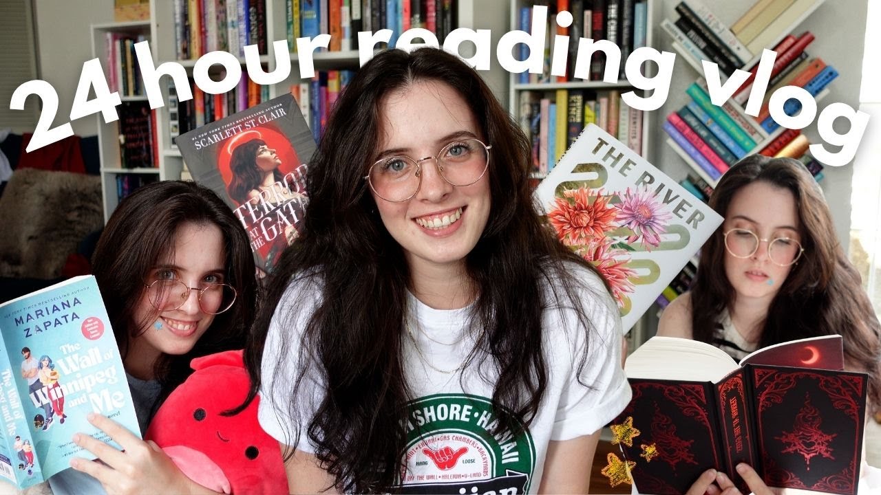 24 hour reading vlog ~ weekend edition 💅
