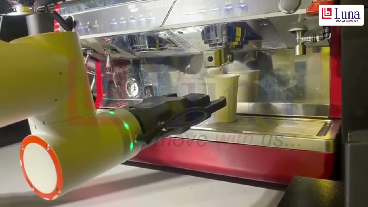 Coffee vending using a collaborative robot