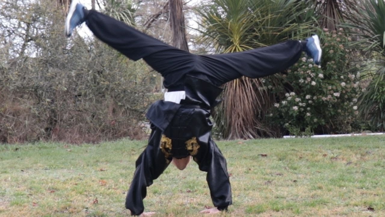 Shaolin Kung Fu Wushu Cartwheel Training for Beginners