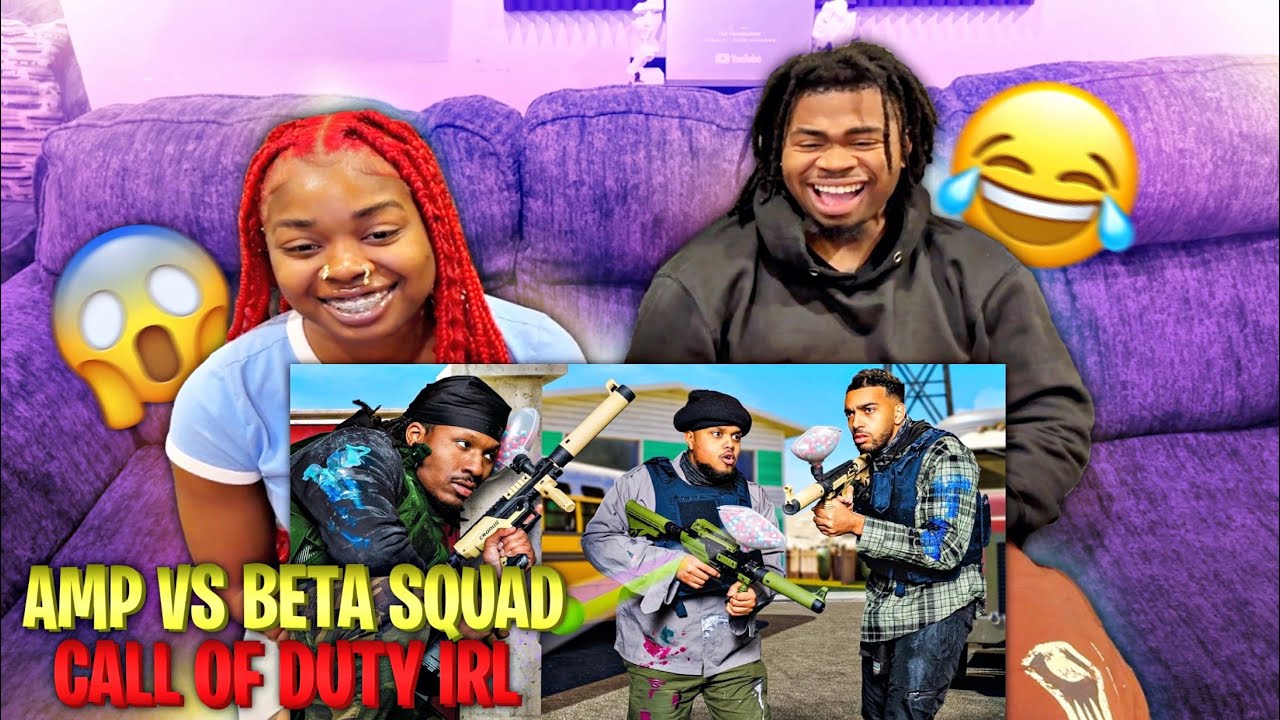 AMP VS BETA SQUAD: CALL OF DUTY IRL | РЕАКЦИЯ