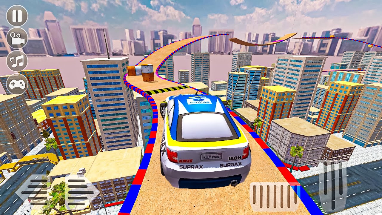 Rooftop Car Parking Simulator - Crazy GT Car Impossible Tracks 3D - Gameplay Android
