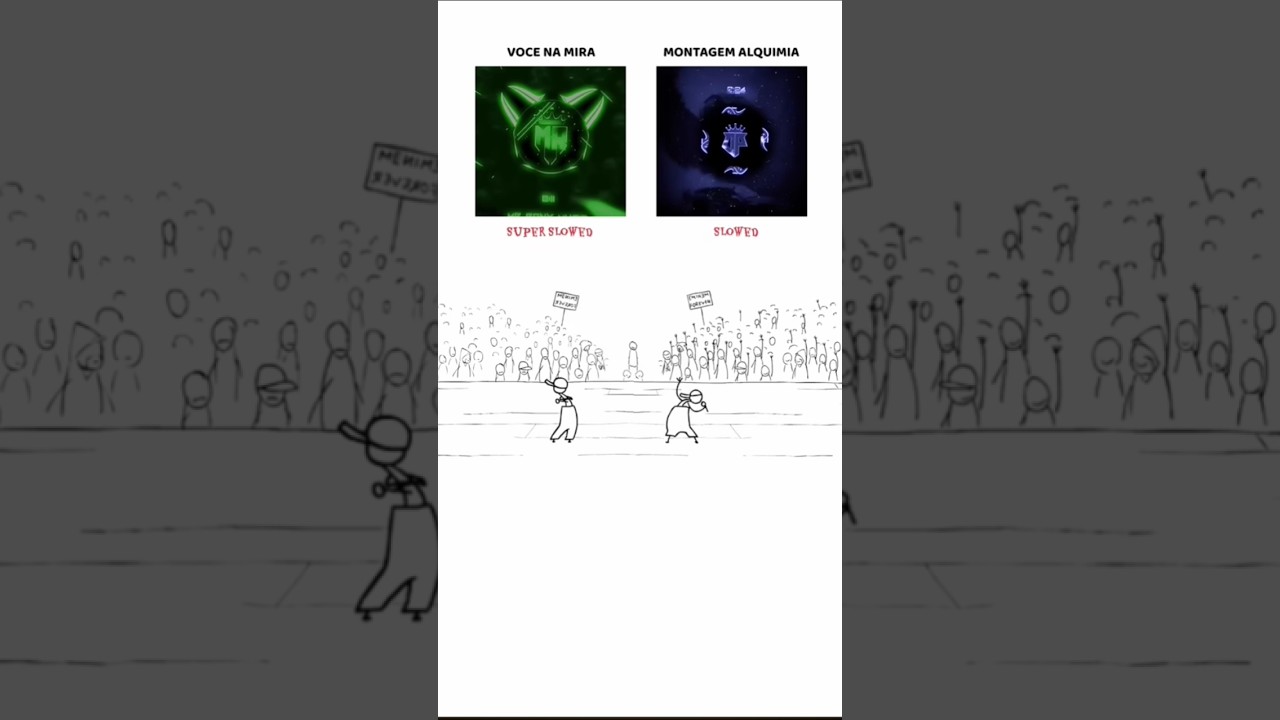 MONTAGEM ALQUIMIA (Slowed) VS VOCE NA MIRA [Super Slowed) | Which One Is Better ?