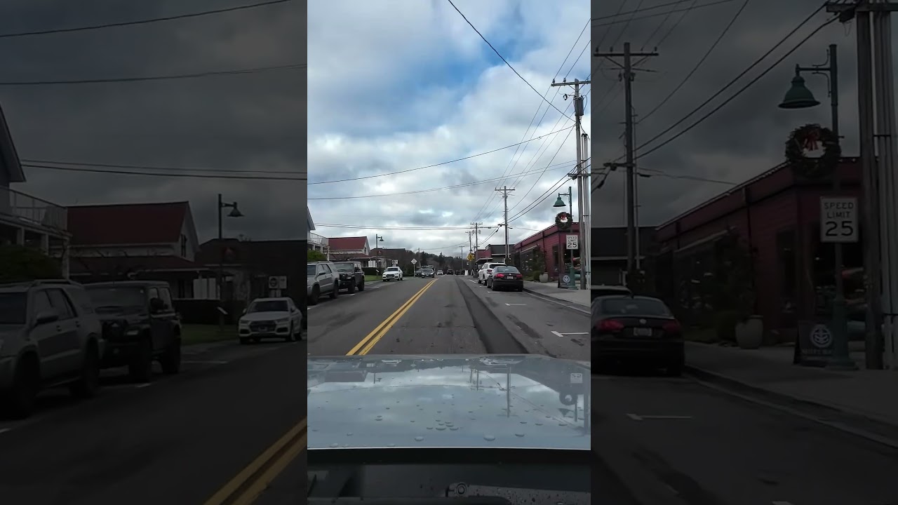 Relaxing winter drive in Gig Harbor Part 1 #relaxingdrive #pnw #winterdrive #Tacoma