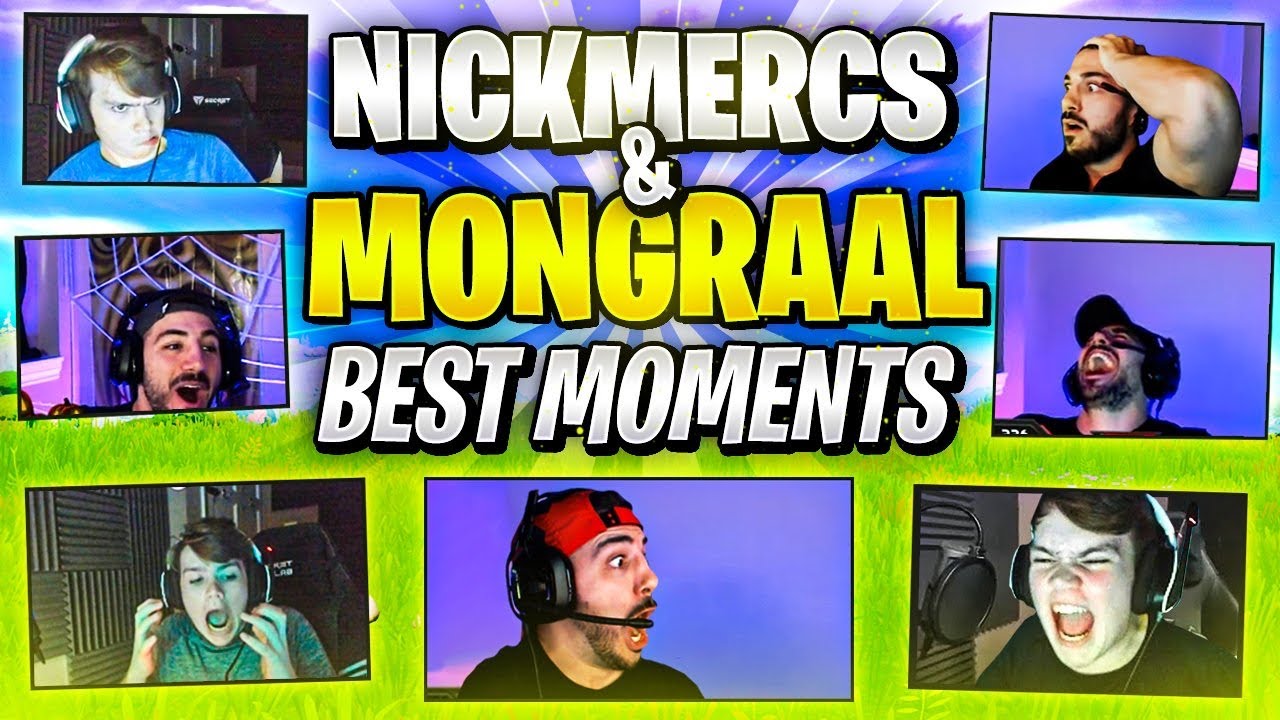 Best Moments of Nickmercs and Mongraal!