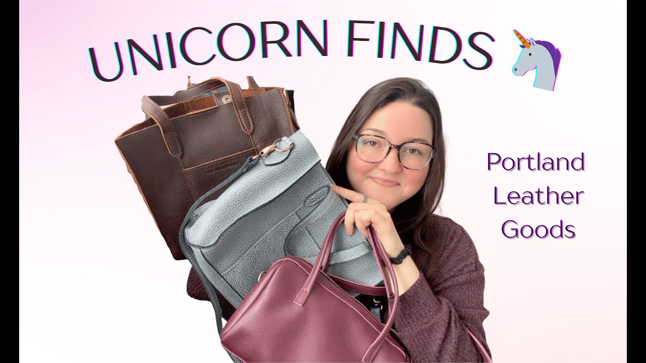 Violet Moon Sloan + Fog Lola 🦄 | Unboxing 3 Portland Leather Bags