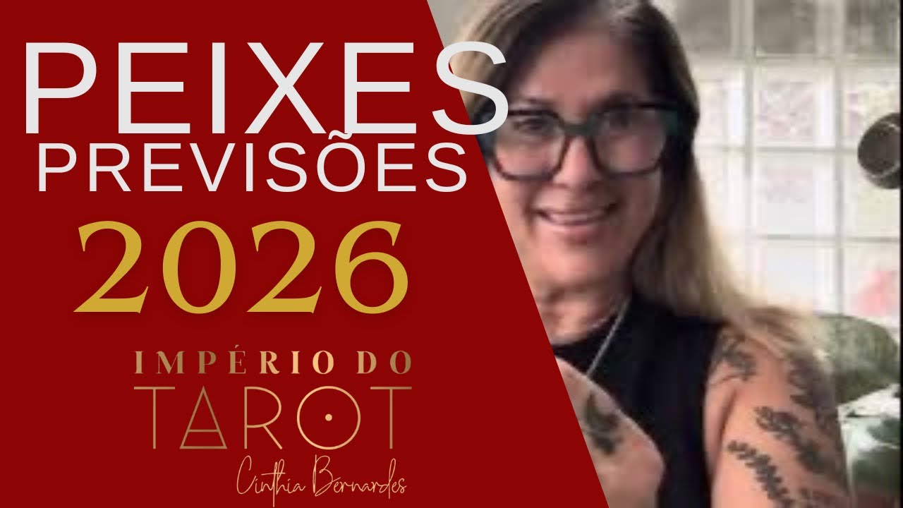 PEIXES 2026 - TAROT 01: A CRIAÇÃO PERFEITA DO QUE VOCÊ AMA! VAMOS SAIR DO CAOS?