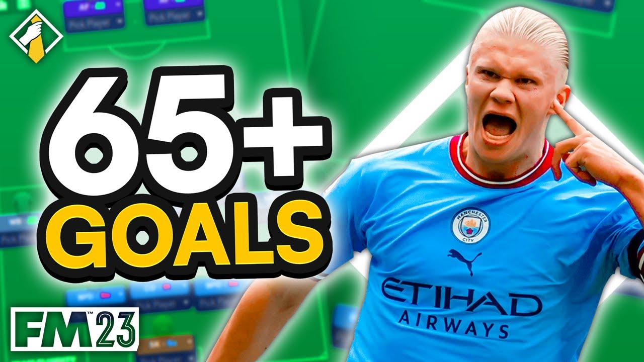 INSANE 3-5-2 LOW-BLOCK GOAL MACHINE | 65+ GOALS WITH HAALAND | FM23 Tactics
