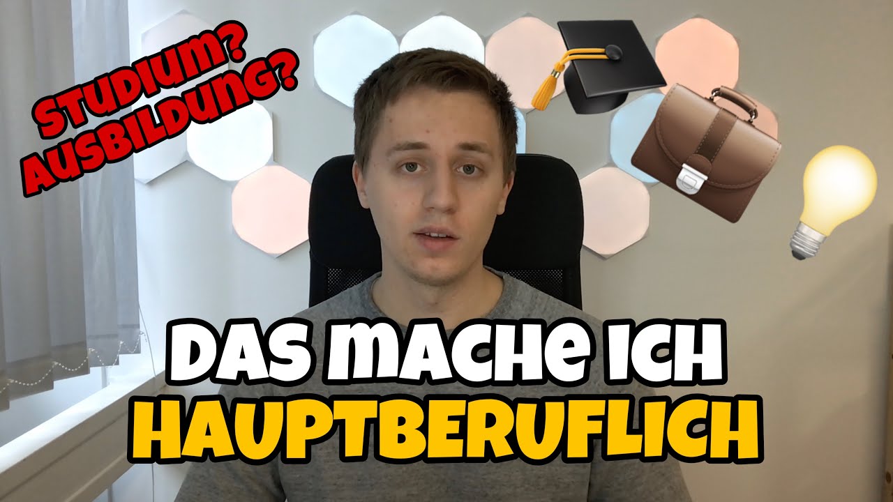 Was mache ich eigentlich HAUPTBERUFLICH?👨🏼&zwj;🎓 - Was w&uuml;rde ich anders machen?🤔 + Fazit💡