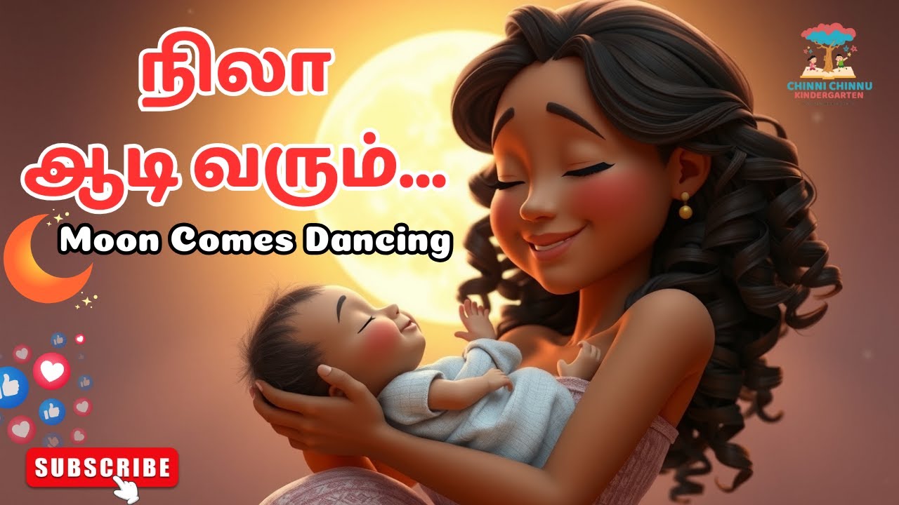 நிலா ஆடி வரும் | Tamil Lullaby for Babies 😴 | Baby Sleep Song | Thalattu Paadal#NilaAadiVarum