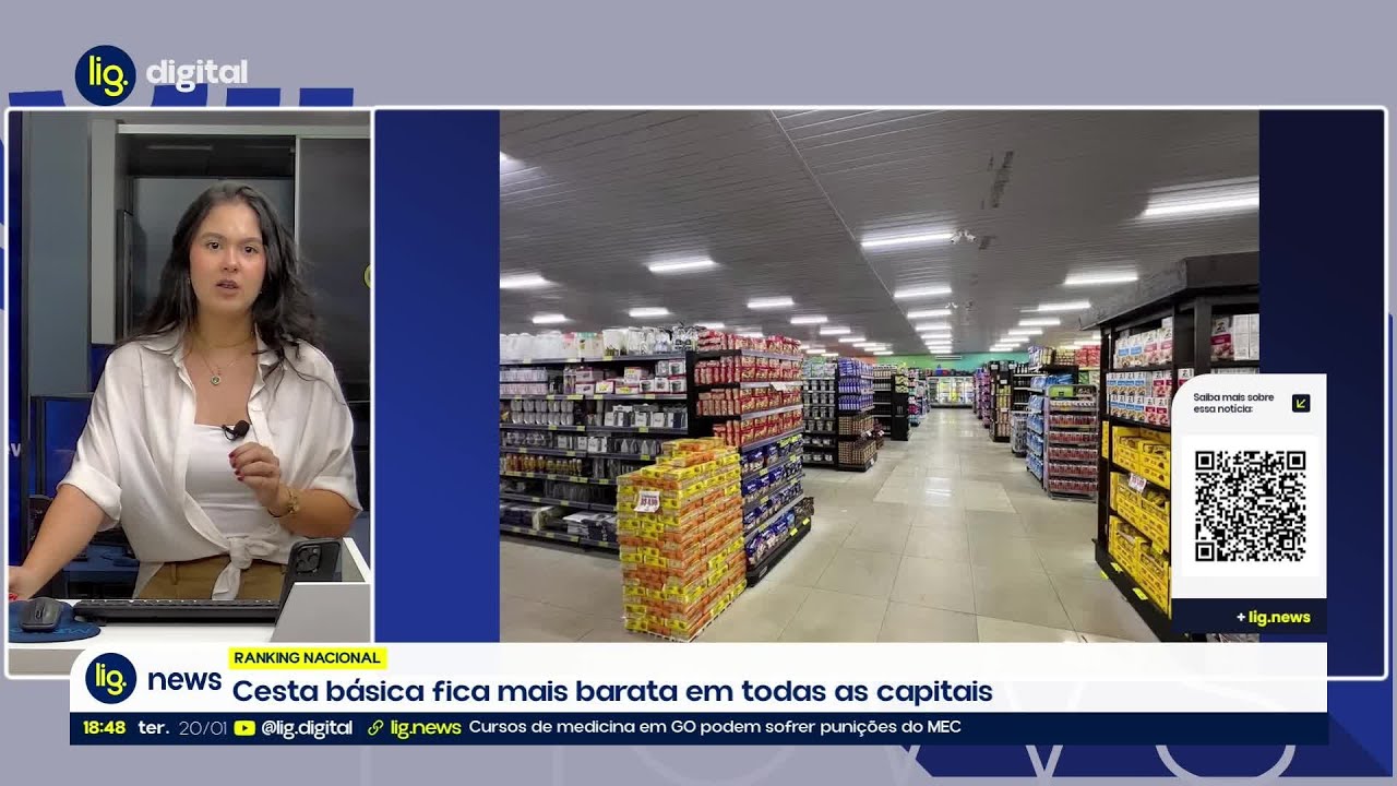 Cesta básica fica mais barata em todas as capitais – 20/01/2026 – Lig News