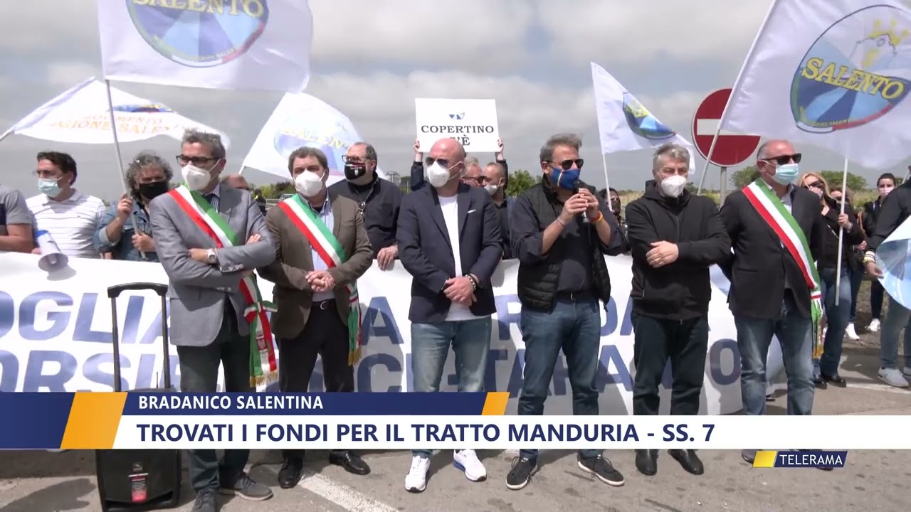 BRADANICO SALENTINA TROVATI I FONDI PER IL TRATTO MANDURIA SS 7 di WALTER BALDACCONI