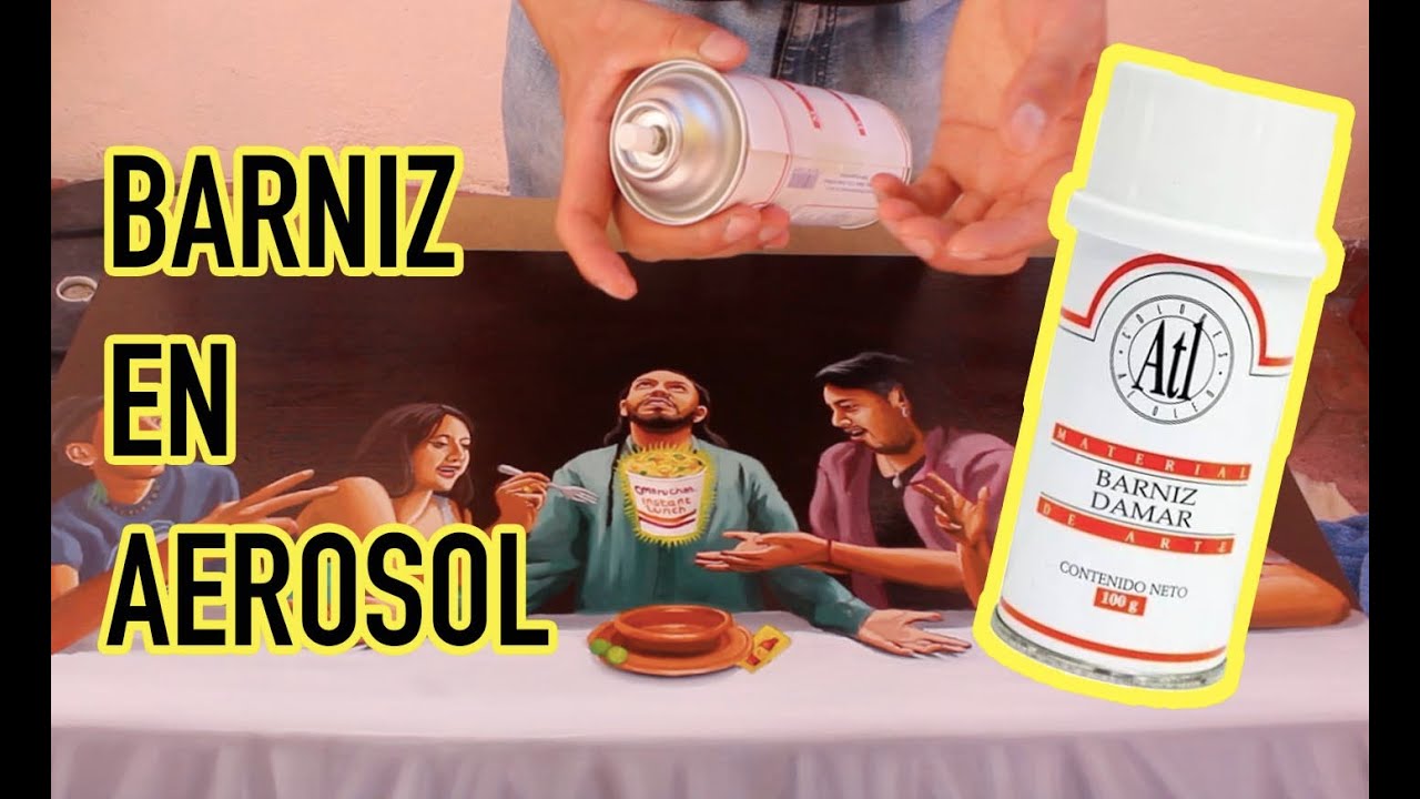 COMO BARNIZAR PINTURA AL ÓLEO CON BARNIZ EN AEROSOL (BARNIZ DAMAR)