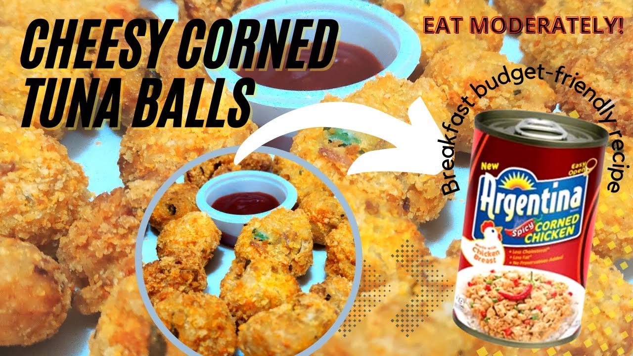 CHEESY CORNED TUNA BALLS I EASY BREAKFAST DIY RECIPE I MURANG ULAM RECIPE