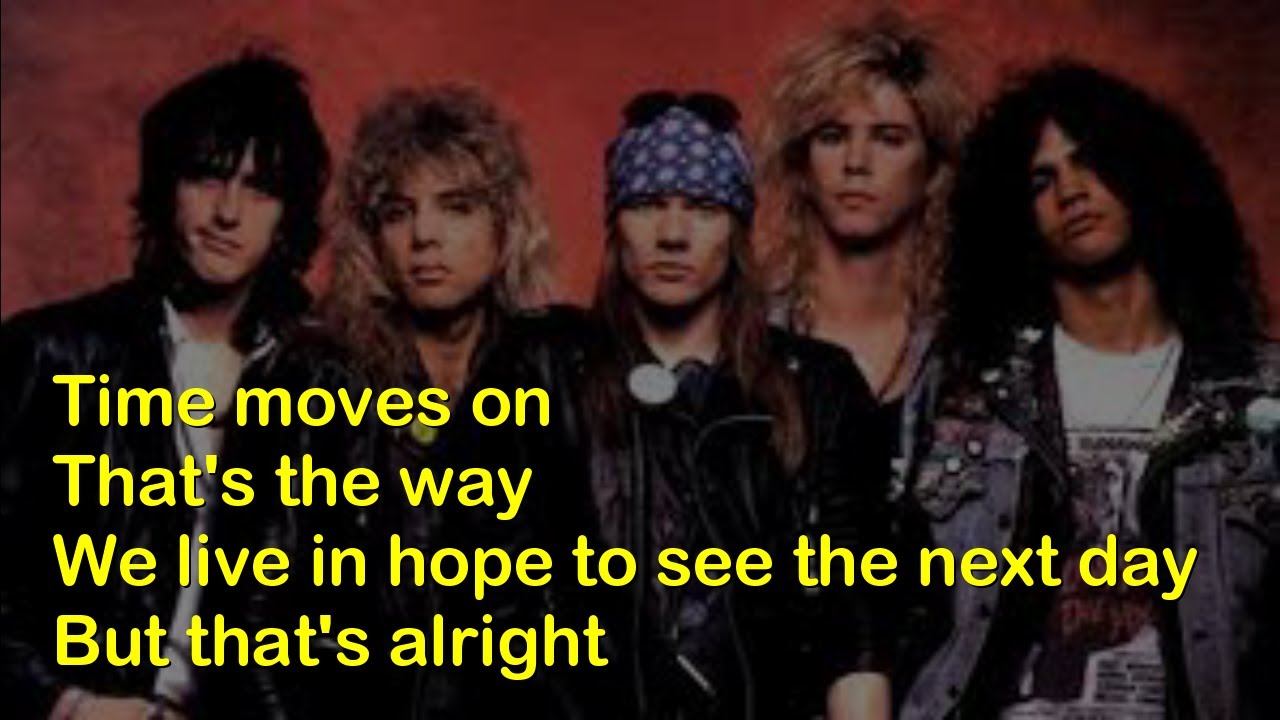 DUST N' BONES (LYRICS) GUNS N' ROSES - USE YOUR ILLUSION
