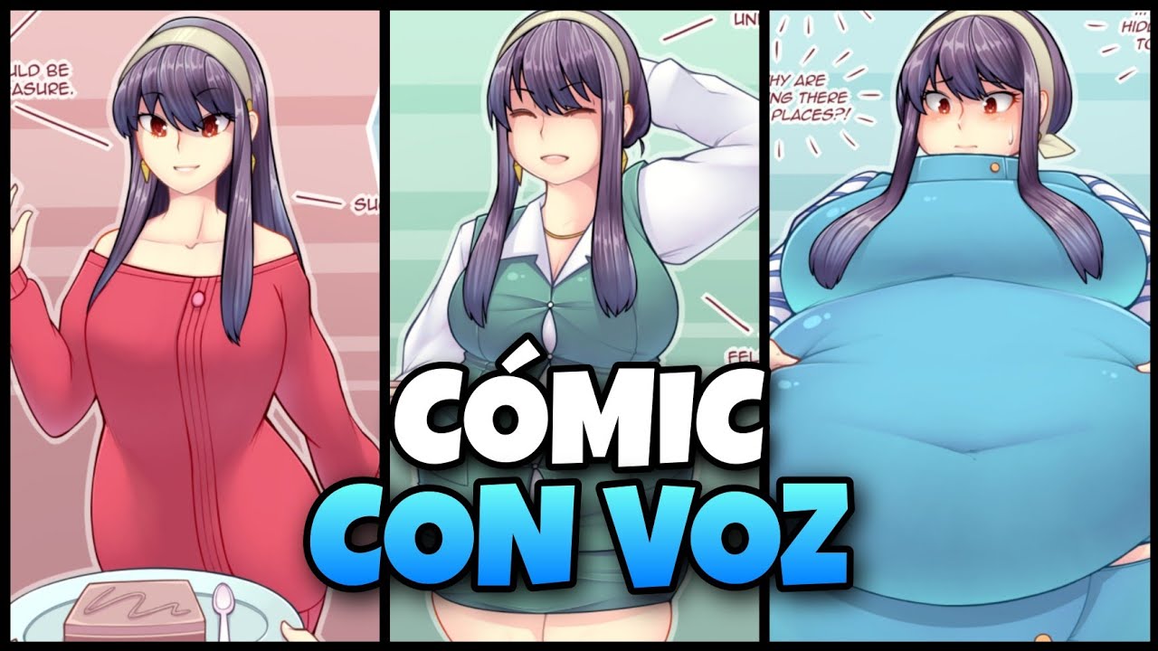 Yor weight gain - Cómic feederism doblado (Pixiveo)