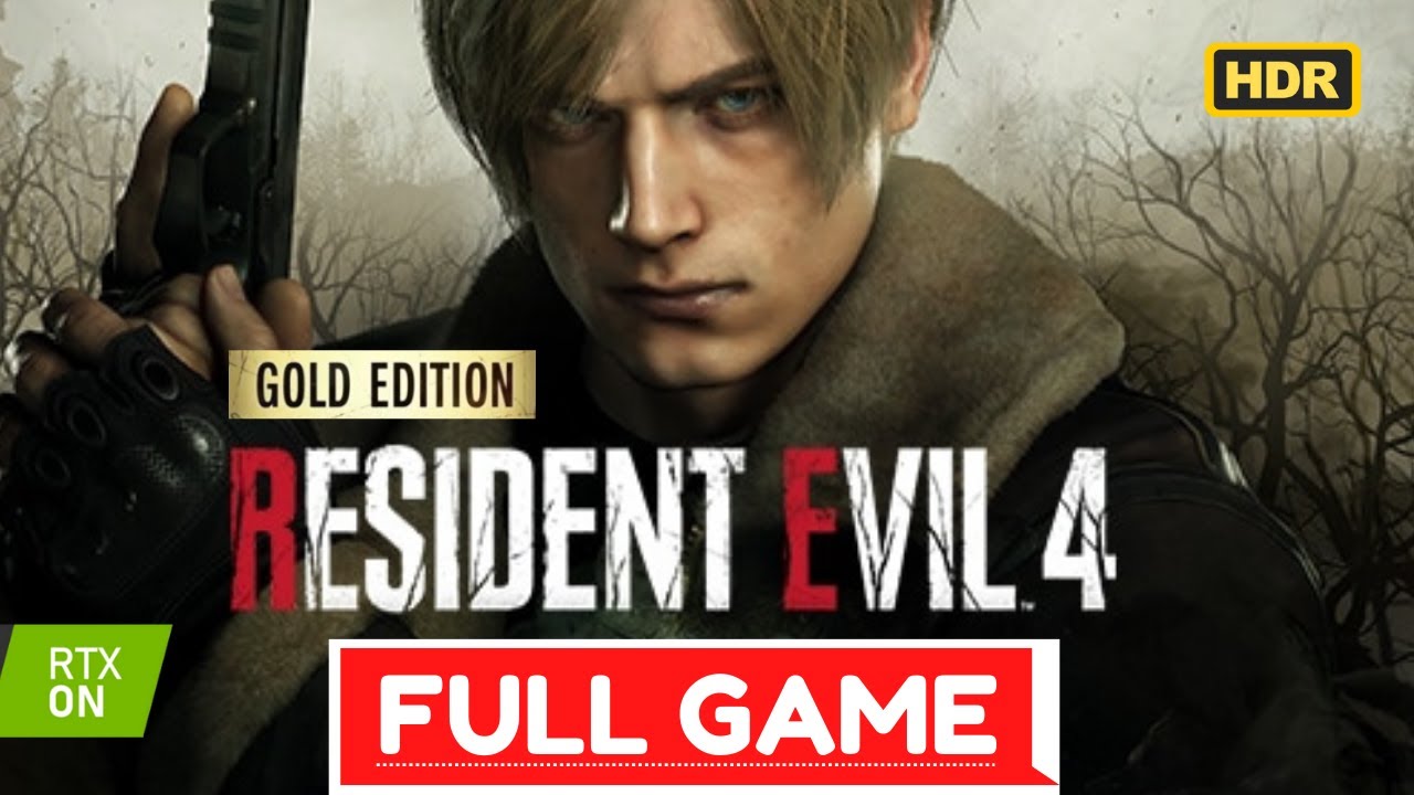 RESIDENT EVIL 4 REMAKE GOLD EDITION Gameplay Walkthrough FULL GAME - No Commentary