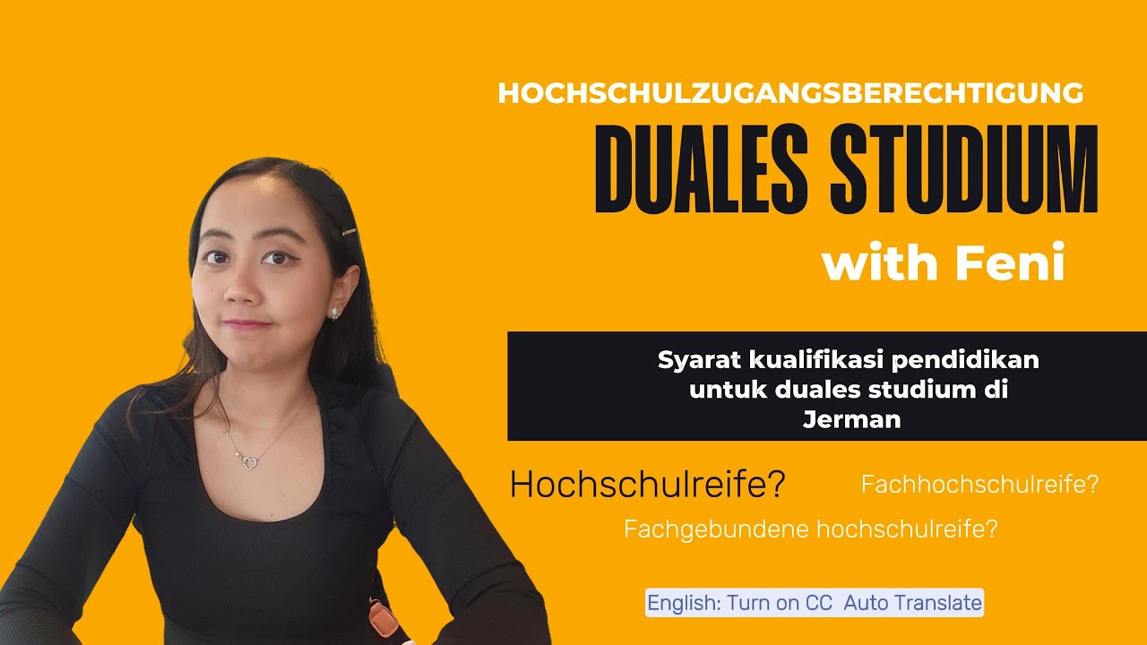 Hochschulzugangsberechtigung: Kualifikasi Pendidikan untuk Duales Studium di Jerman