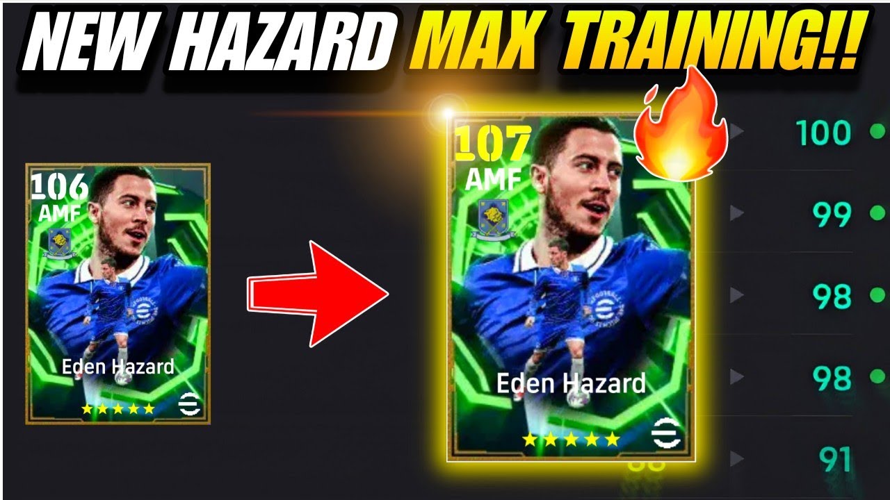 ЭДЕН АЗАР 107 ЛУЧШАЯ ТРЕНИРОВКА! 🎉🔥 | Eden Hazard eFootball 2026 | eFootball 2026 Тренировка игроков