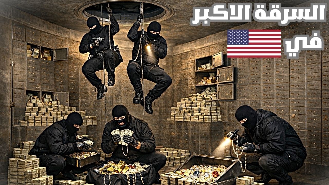 دخلوا البنك من الاعلى وخرجوا بالملايين خلال دقائق!