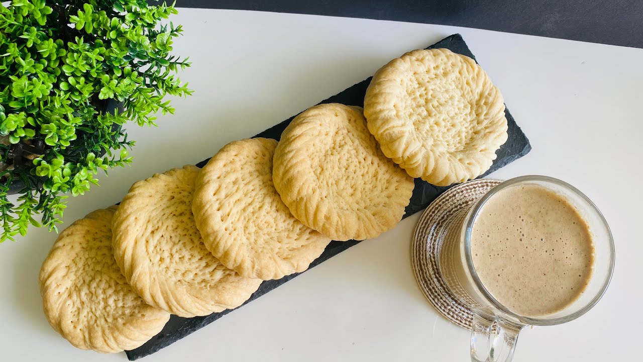 طرز تهیه کلچه سفیدک بدخشی با شورچای 😋یکی از محبوبترین صبحانه بدخشان زیبایم