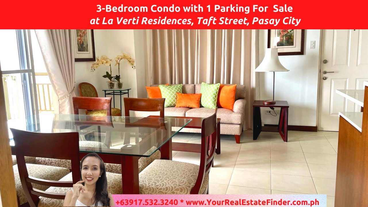 [SOLD] DMCI 3BR Condo for Sale (N3815) at La Verti, Taft Avenue, Pasay