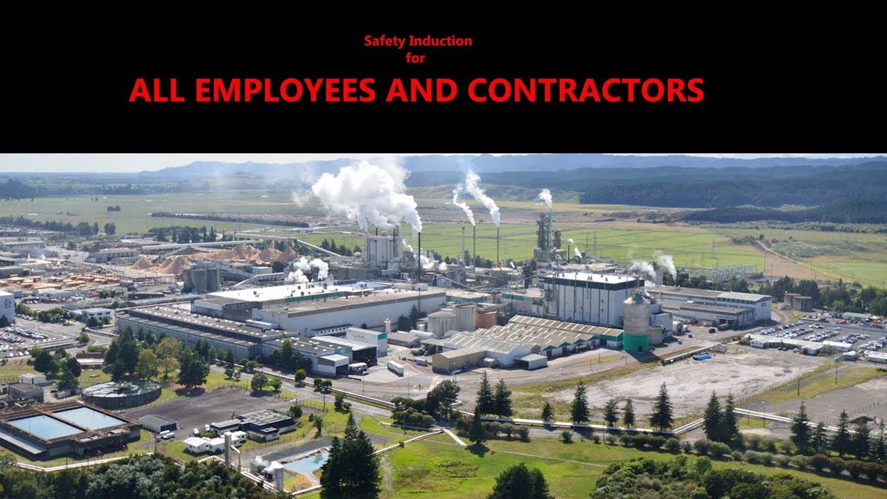 Safety Induction for All Employees and Contractors