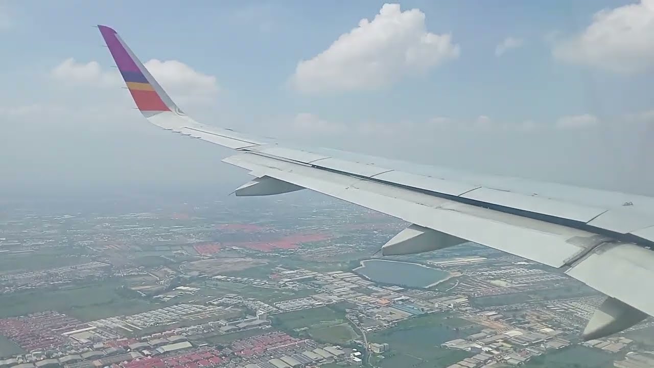 การบินไทยบินผ่านทะเลก่อนลงจอดรันเวย์ใหม่สนามบินสุวรรณภูมิ #สุวรรณภูมิ  #การบินไทย #รันเวย์ใหม่