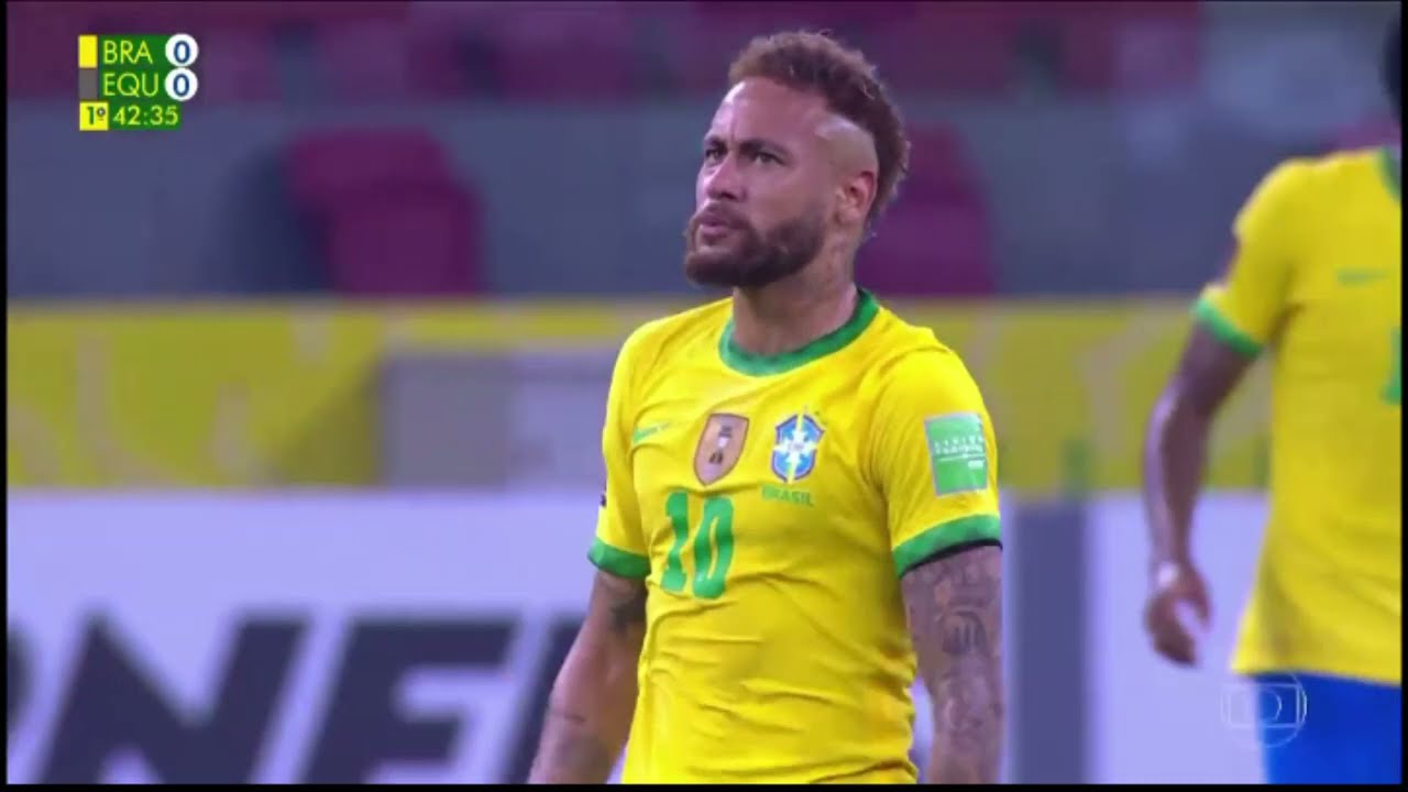Gol impedido do Gabigol contra o Equador pelo Brasil