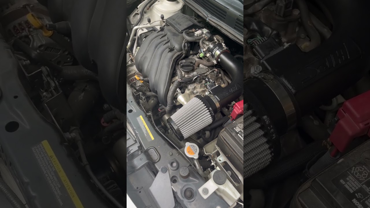 Nissan Versa S HR16DE with an HPS cold air intake