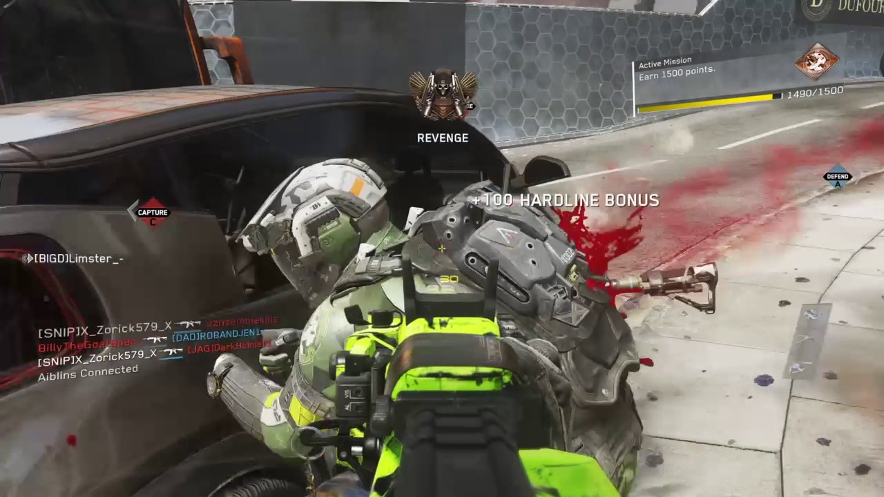 Gameplay Infinite Warfare vs Treyard #2