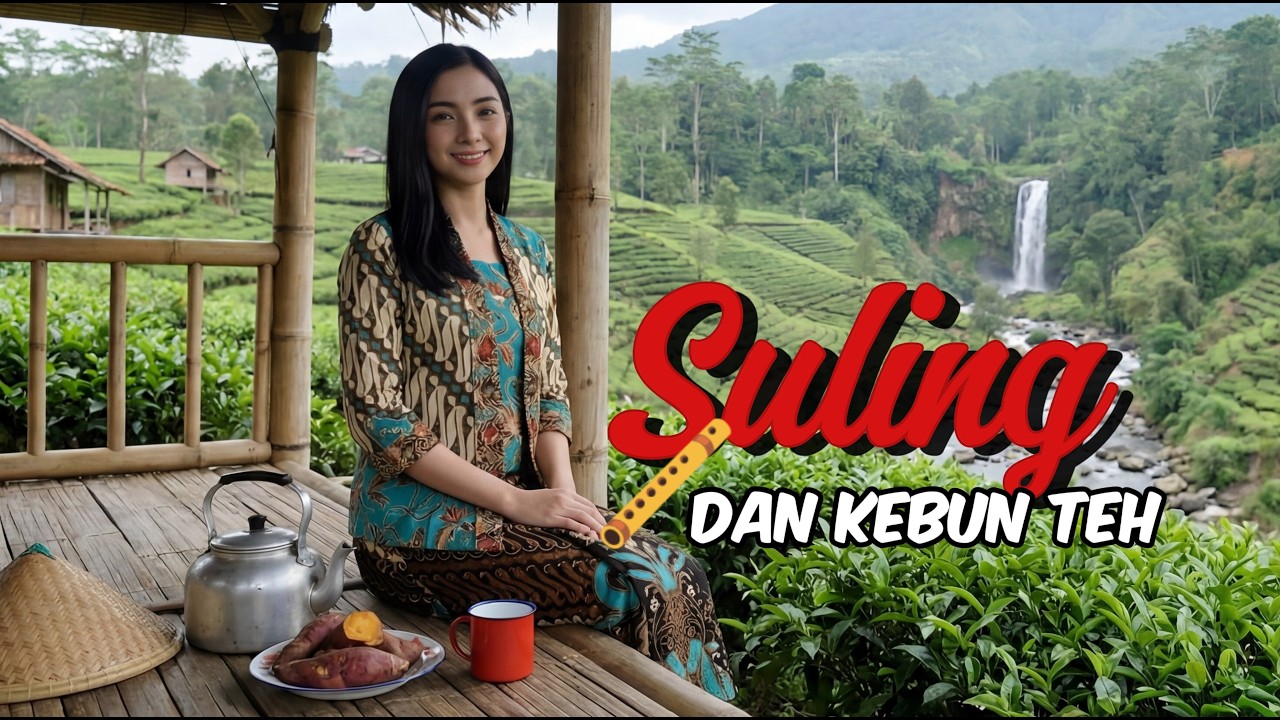 🎼 Suling dan Kebun Teh 🪈 Keindahan Perkebunan Teh Yang Cantik