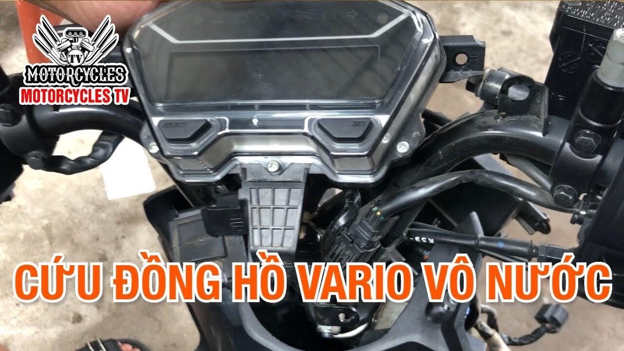 Video 369: Vario Hay Bị Vô Nước Mất Hiển Thị Đồng Hồ Xử Lý Đơn Giản 1000 Đồng | Motorcycle TV