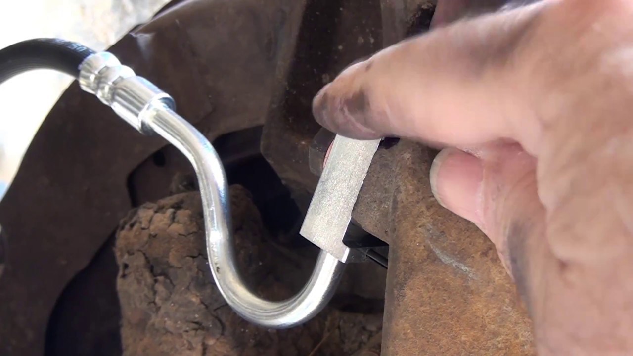 1977 F250 Front Caliper Brake Line Replace