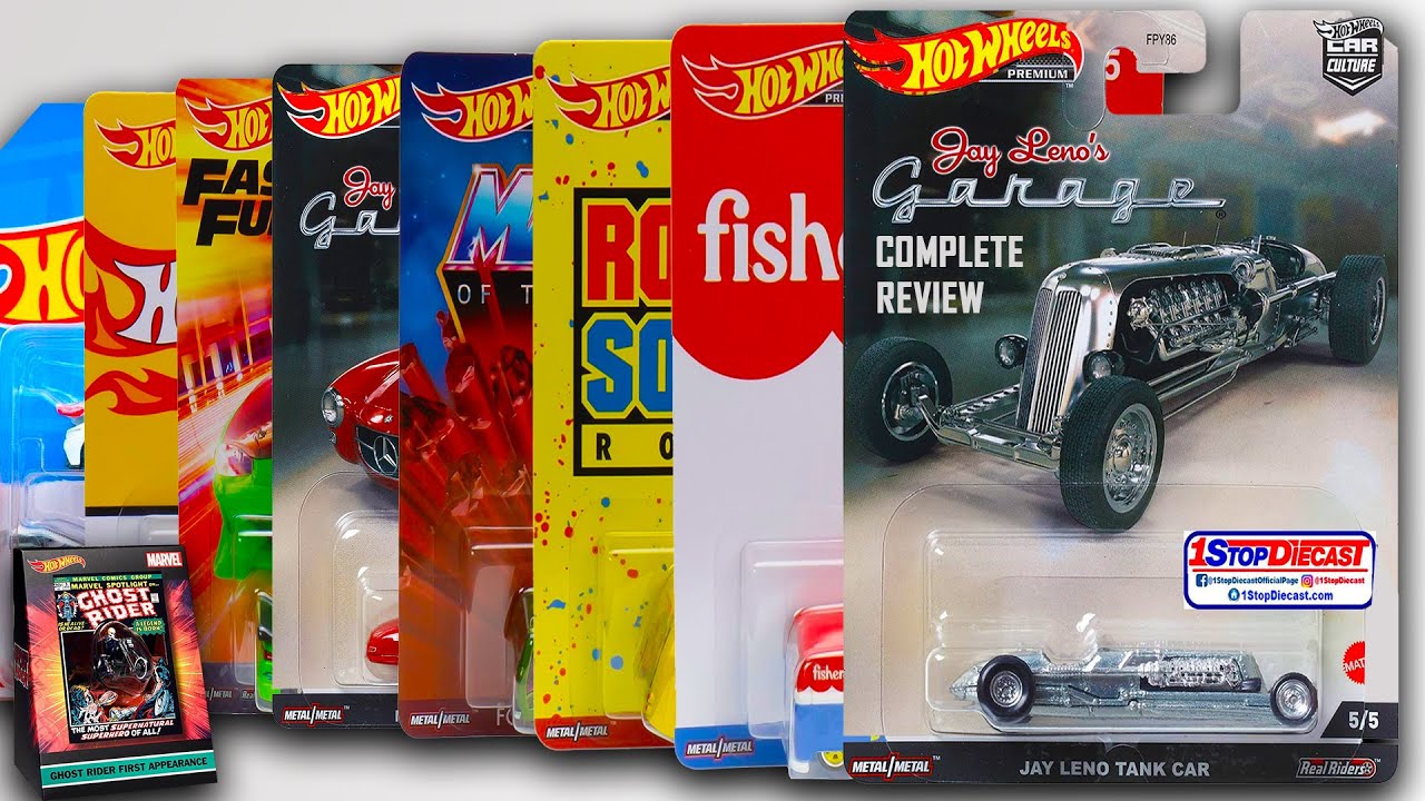 Review - 2022 Jay Leno's garage, Replica Entertainment Set, Ghost Rider, Pop Culture, HWMT, 2 Packs.