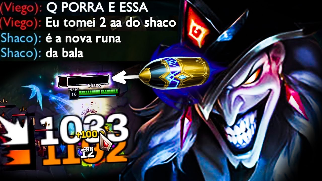 SHACO DA BALA É A COISA MAIS ROUBADA QUE JÁ VI KKKK