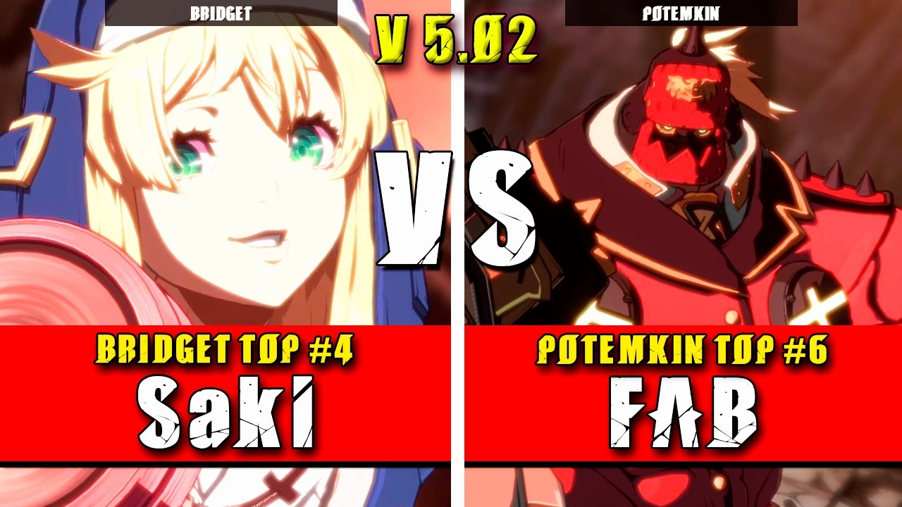 GGST | Saki (Bridget) VS FAB (Potemkin) | Guilty Gear Strive High level gameplay