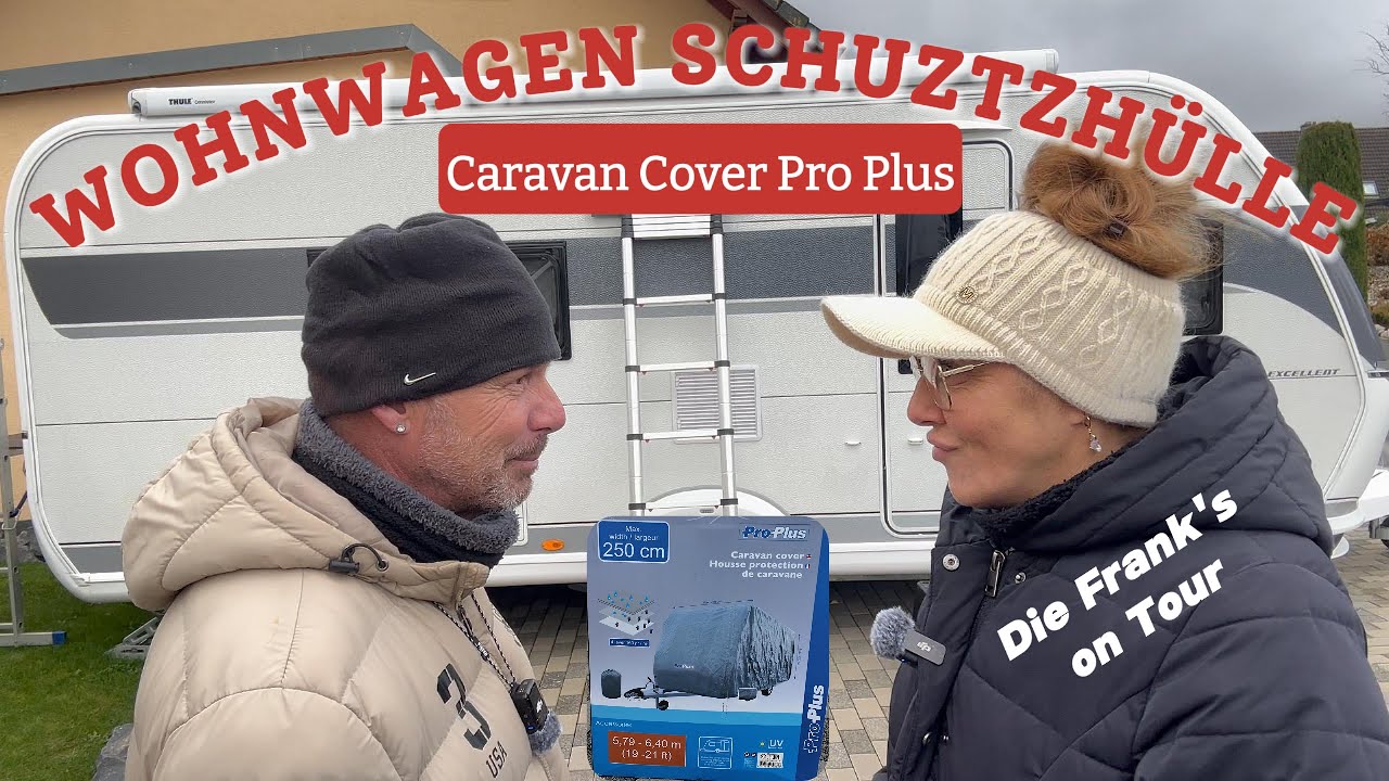 Unser Wohnwagen wird eingemottet 😴 | Winter-Abdeckhaube / Wohnwagenschutzhülle ProPlus anbringen |