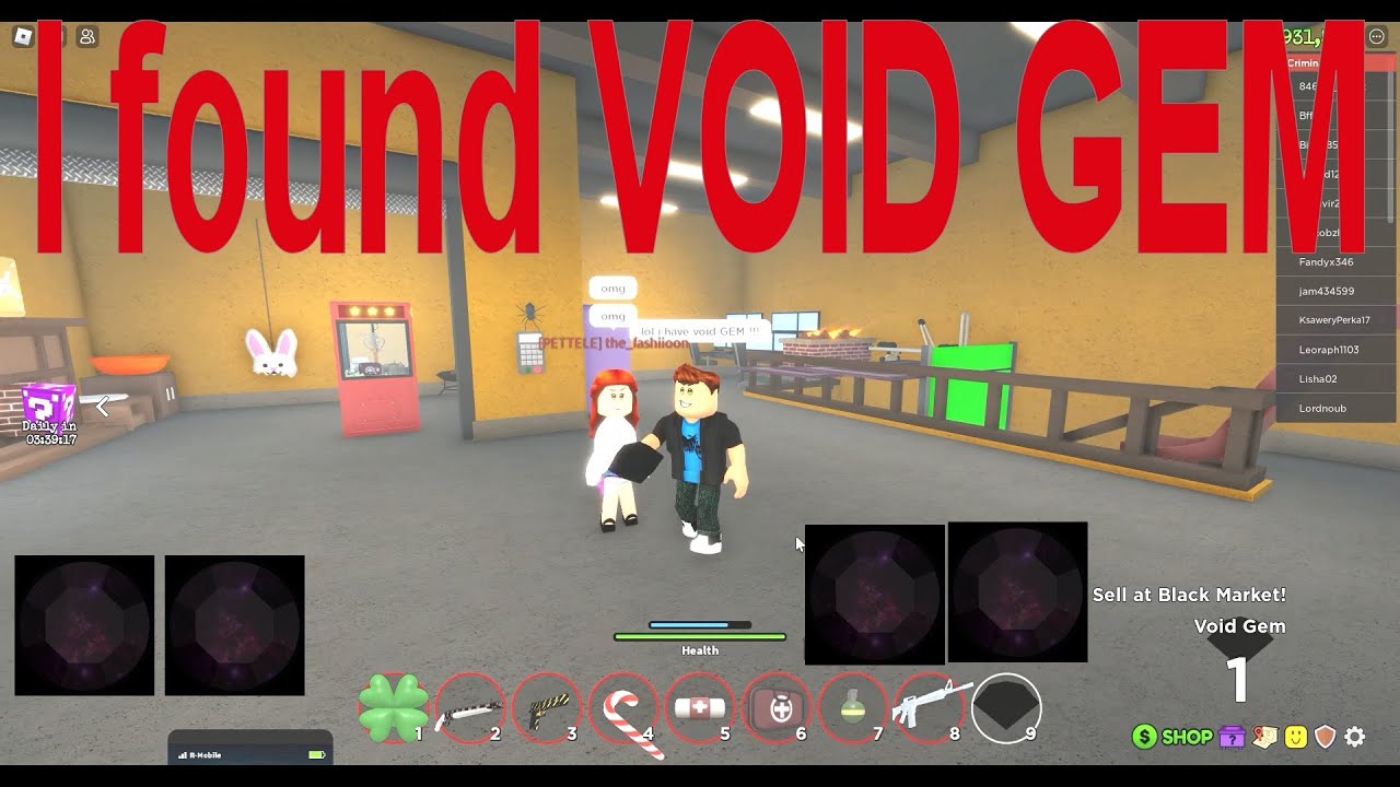 Roblox - OHIO- I found VOID GEM