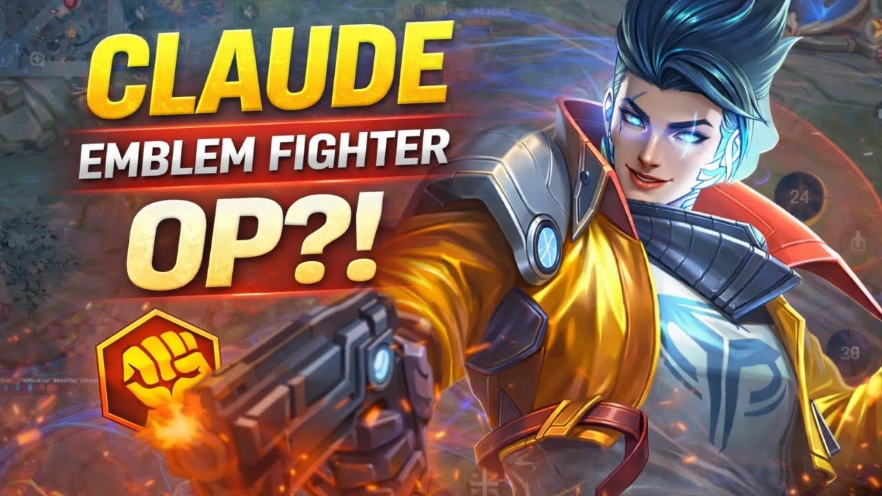 Claude Emblem Fighter OP?! Damage Gila di Late Game 😱 | Mobile Legends