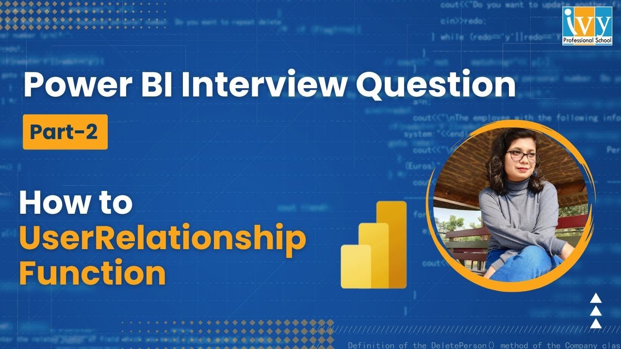 USERELATIONSHIP in DAX | Using USERELATIONSHIP in DAX | Power BI Interview Question