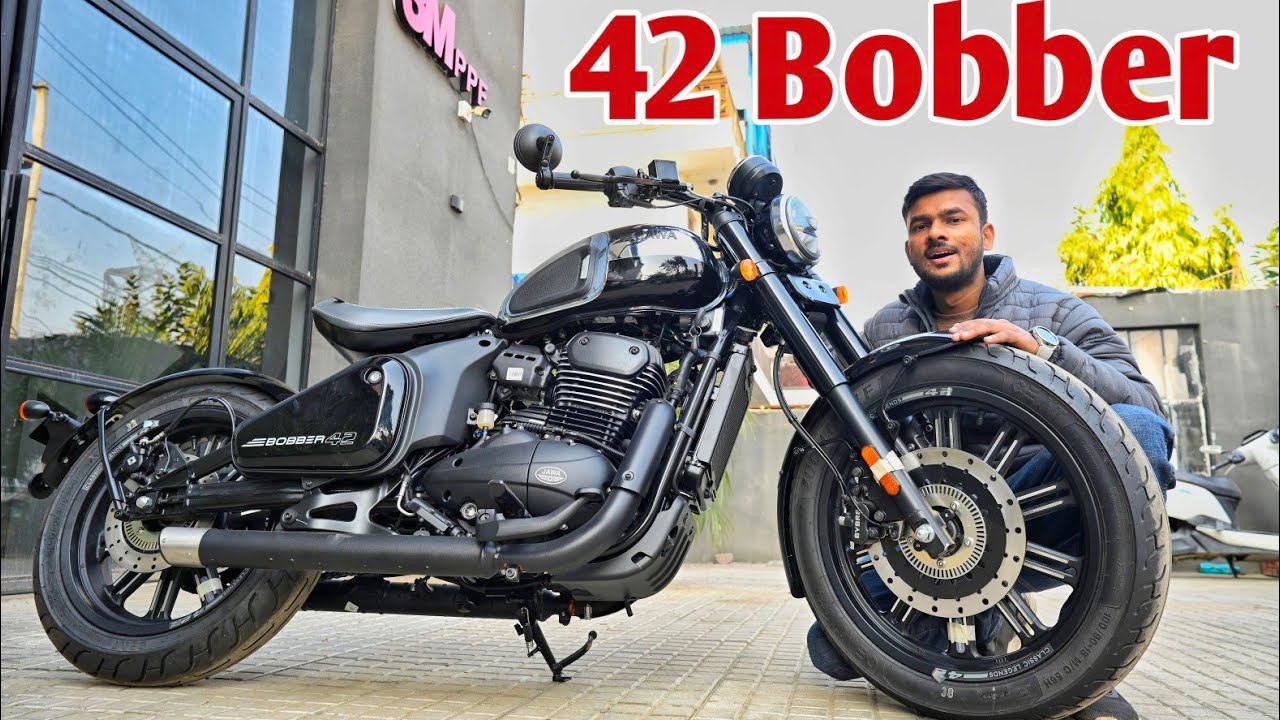 New 2026 Jawa 42 Bobber Black Mirror Detailed Review 