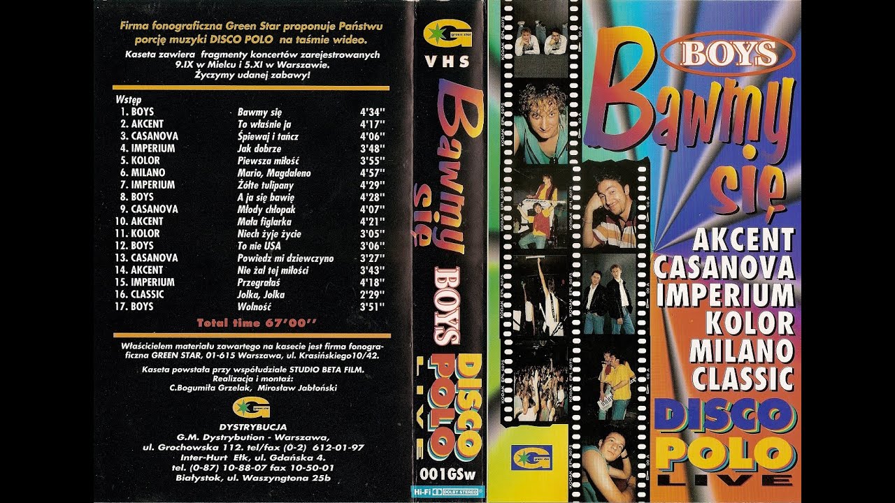 Bawmy się Disco Polo Live (001 GSw) (VHS)