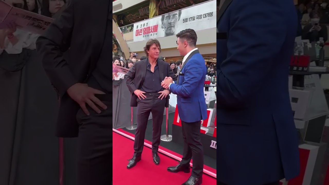 Tom Cruise and Alden Richards finally meet! 🙌🏻