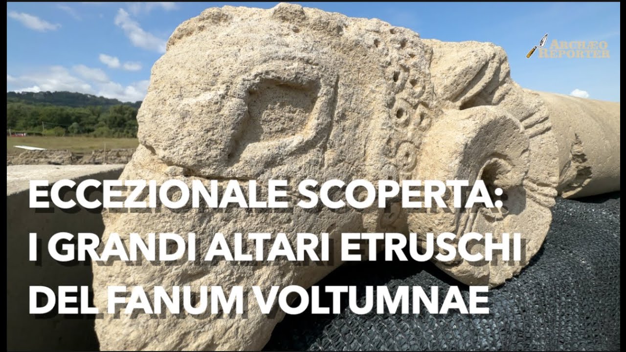 Eccezionale scoperta archeologica: i grandi altari etruschi del Fanum Voltumnae